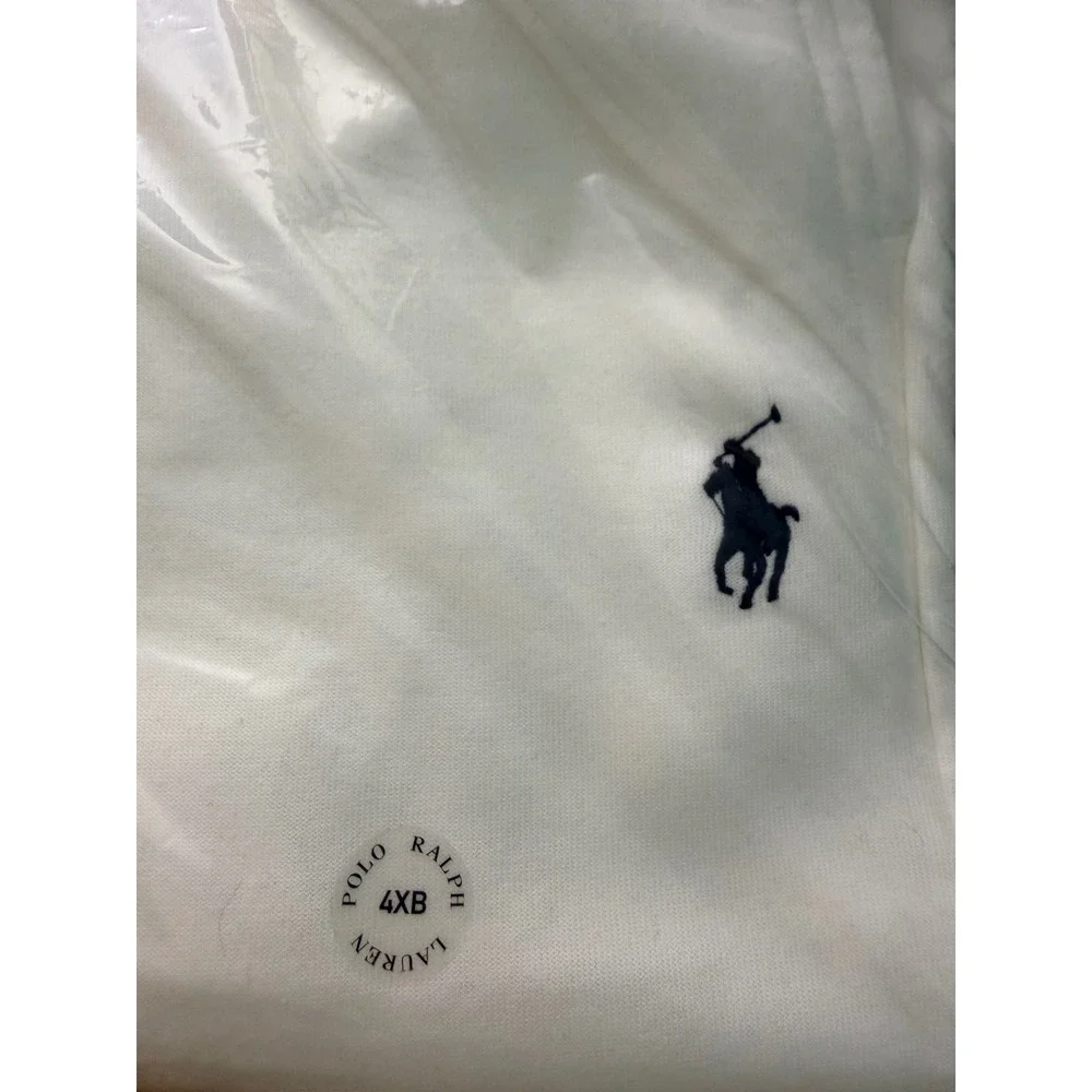 NEW Polo Ralph Lauren Mens Big Tall 4XB Double Knit Sweat Shorts Drawstring Pony